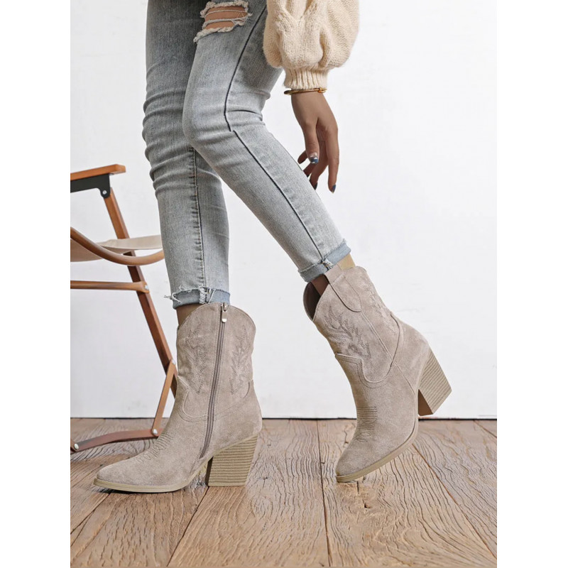Bottines nubuck Beige - Catalina - Findlay