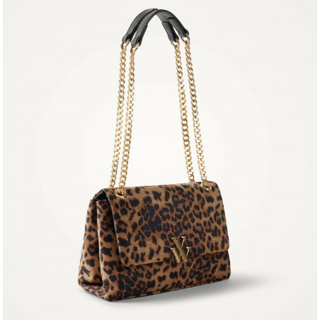 Sac à main léopard à chaîne - Méline - Vanessa Wu