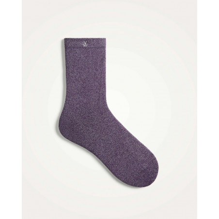 Chaussettes violet - Ambre - Vanessa Wu