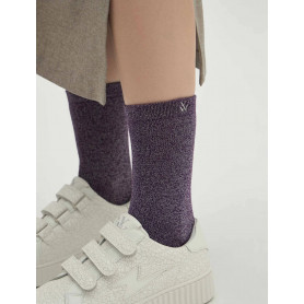 Chaussettes violet - Ambre - Vanessa Wu