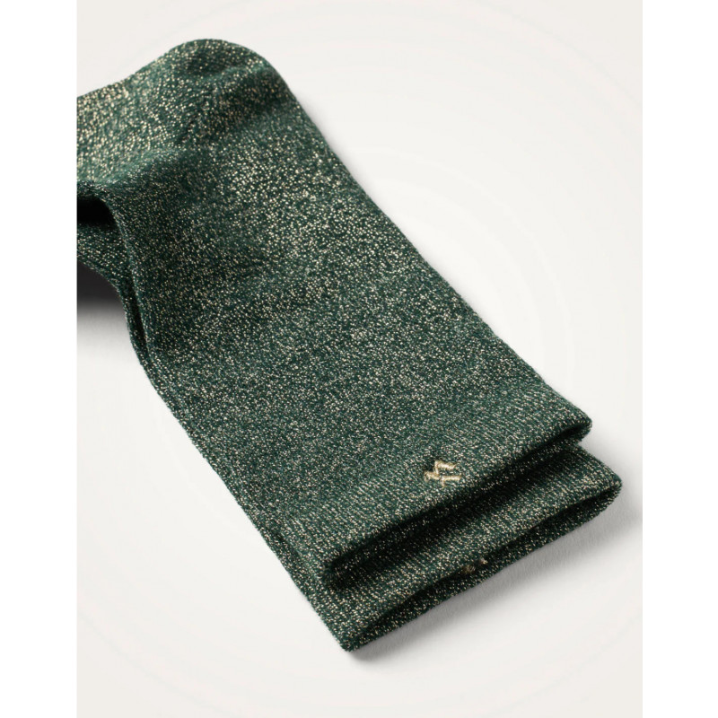 chaussette paillette vert chaussette paillette vert