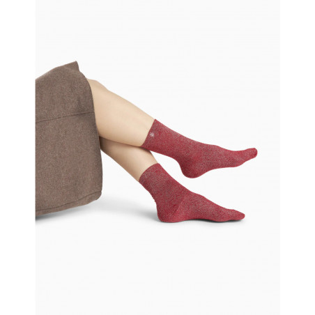 Chaussettes rouge - Ambre - Vanessa Wu