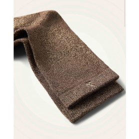 chaussettes marron paillette