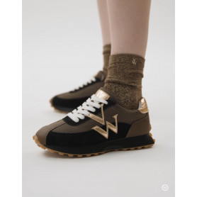 Chaussettes chocolat - Ambre - Vanessa Wu