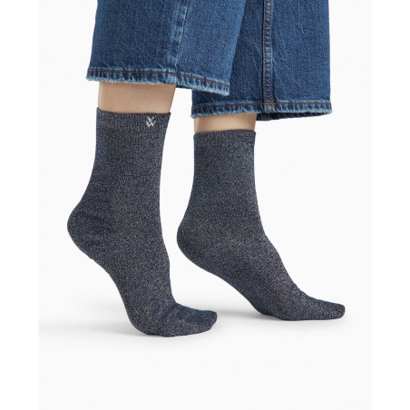 Chaussettes bleu foncé - Ambre - Vanessa Wu