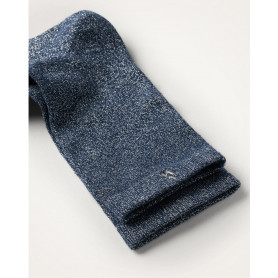 chaussette paillette bleu