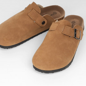 sabot femme camel