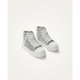 Baskets Mini montantes Silver - Lina - Vanessa Wu