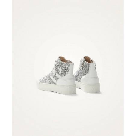 Baskets Mini montantes Silver - Lina - Vanessa Wu