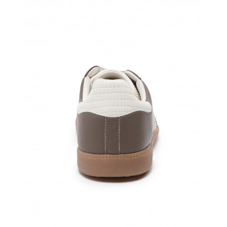 Cloud sand cuir éponge taupe suède taupe - Back70
