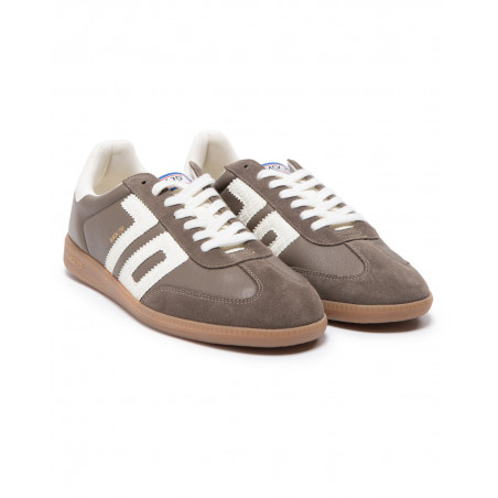 Cloud sand cuir éponge taupe suède taupe - Back70