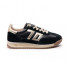 Jogger en cuir et suédine Black & Gold - Back70