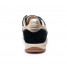 Jogger en cuir et suédine Black & Gold - Back70
