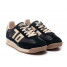 Jogger en cuir et suédine Black & Gold - Back70
