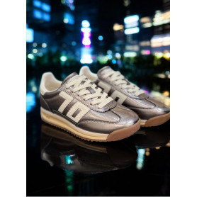 baskets fun lacet cuir