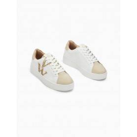 Baskets monogramme beige - Lou - Vanessa Wu