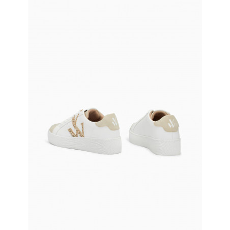 Baskets monogramme beige - Lou - Vanessa Wu