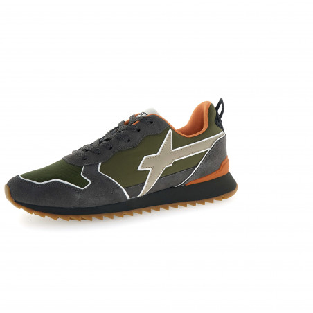 Baskets homme - Jet.M anthracite mili beige - W6YZ