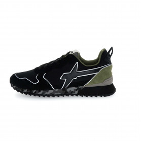basket homme sport cuir nylon