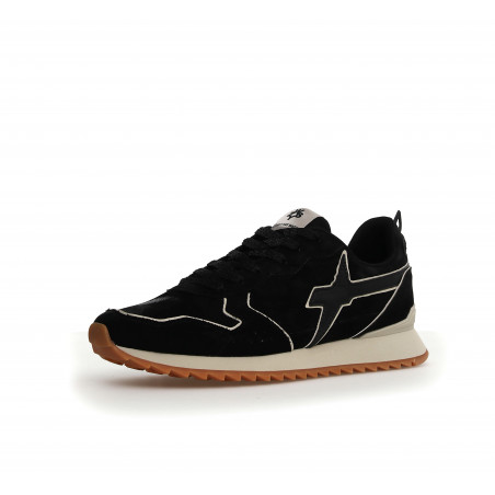 Baskets homme - Jet.M black-tan-black - W6YZ