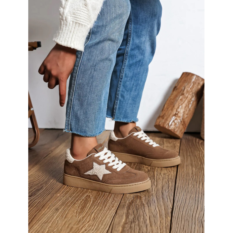 Baskets femme Brown - Tizziana - Findlay