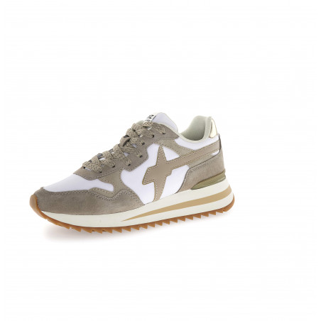 basket, cuir lacet amorti