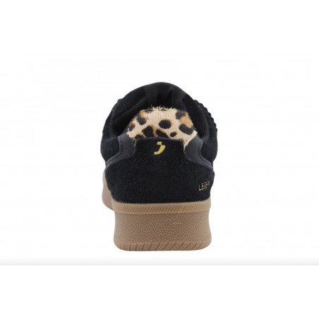 Casual sneakers women Black - Légend suede velcro - SJ