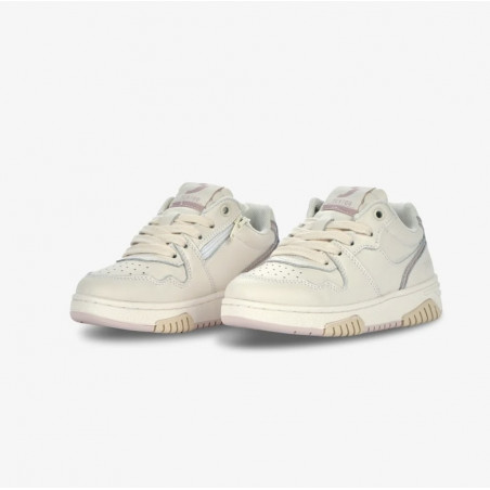 basket cuir enfant lacet fermeture éclair