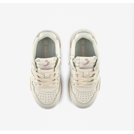 White sneakers kids pink - Icon low kids - SJ