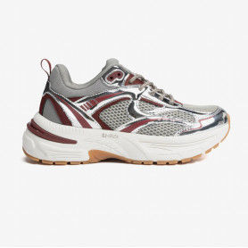 Sport Athletic  Ibiza - Silver / Dark Red - SJ