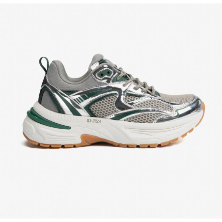 Sport Athletic  Ibiza - Silver / Green - SJ
