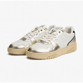 basket cuir eco responsable lacets