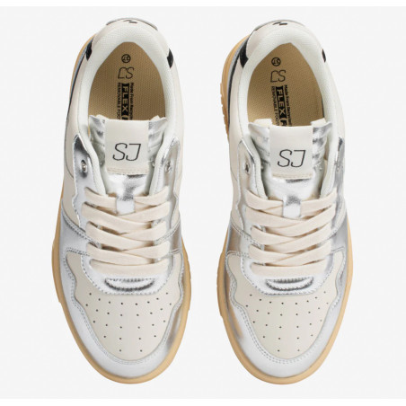 LOW SNEAKERS - Off White / Silver - SJ