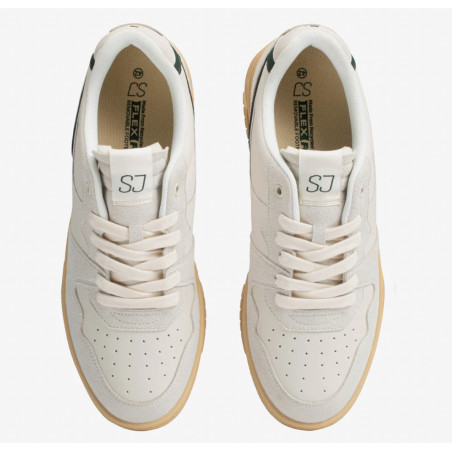 Low Sneakers - White/Green - SJ