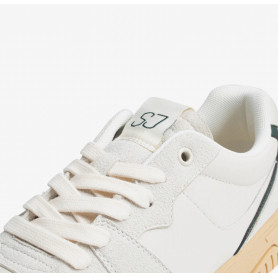 Low Sneakers - Off White / Dark Green - SJ
