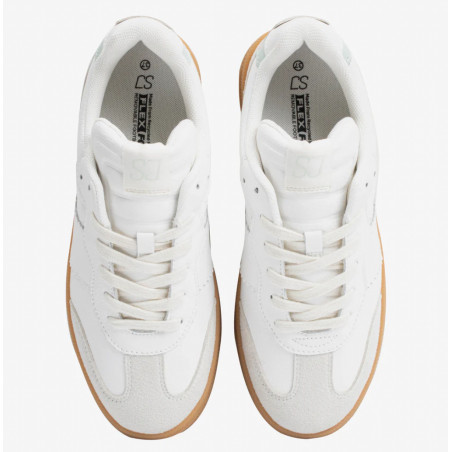 Low Sneakers - White/Mint Green - SJ