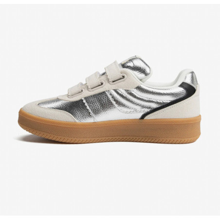Low Sneakers à Scratch - Off White / Silver - SJ
