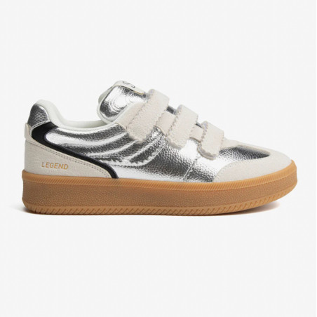 Low Sneakers à Scratch - Off White / Silver - SJ