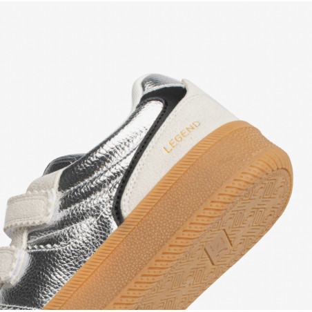 Low Sneakers à Scratch - Off White / Silver - SJ