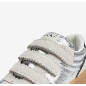 Low Sneakers à Scratch - Off White / Silver - SJ