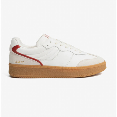 Low Sneakers - White/Red - SJ