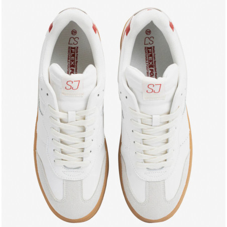 Low Sneakers - White/Red - SJ
