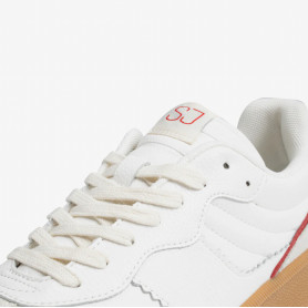 Low Sneakers - White/Red - SJ