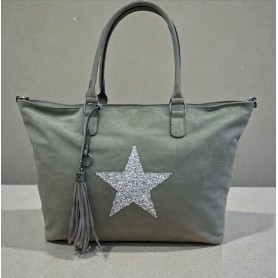 Sac cabas Kaki - Stella - Mandoline