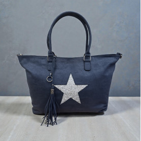 Sac cabas Navy -Stella - Mandoline