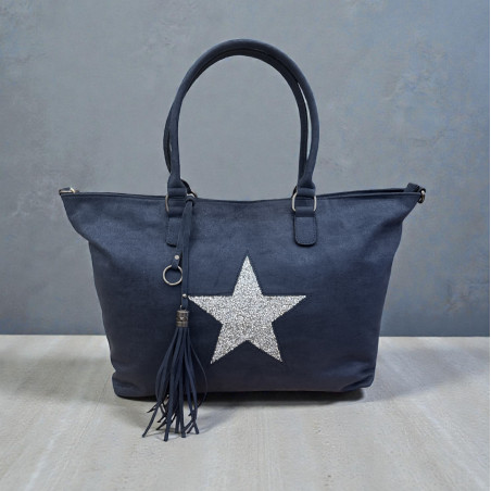 Sac cabas Navy -Stella - Mandoline