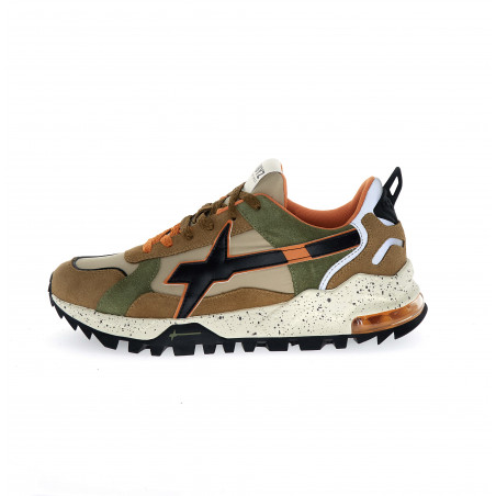 Basket homme - Breeze 3-M Brown/Militaire/Beige - W6YZ