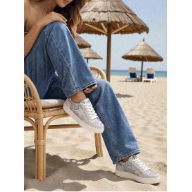 Basket Louna Findlay silver à paillettes avec étoile latérale
Basket Louna Findlay silver