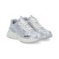 Basket femme No Name Carter 2.0 Tech W silver en mesh technique avec semelle 5 cm EVA et caoutchouc
