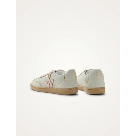 Basket Vanessa Wu Monogram Aura Initial vert pâle rose | La Boutique GDR